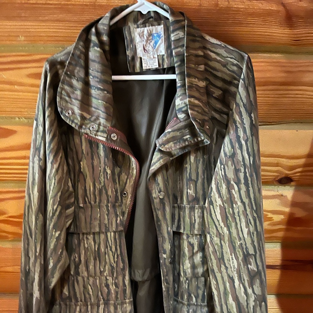 Trophy Club vintage camo coat.